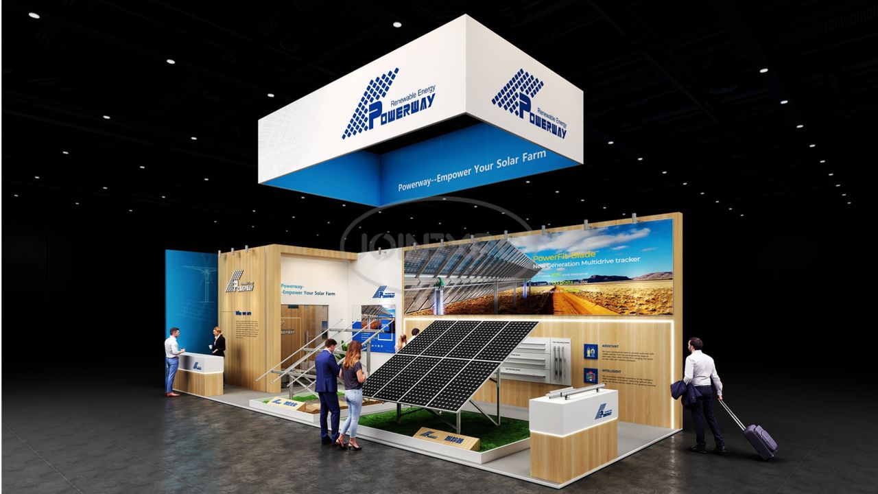 西班牙馬德里展臺設(shè)計 | 保威新能源閃耀西班牙光伏展