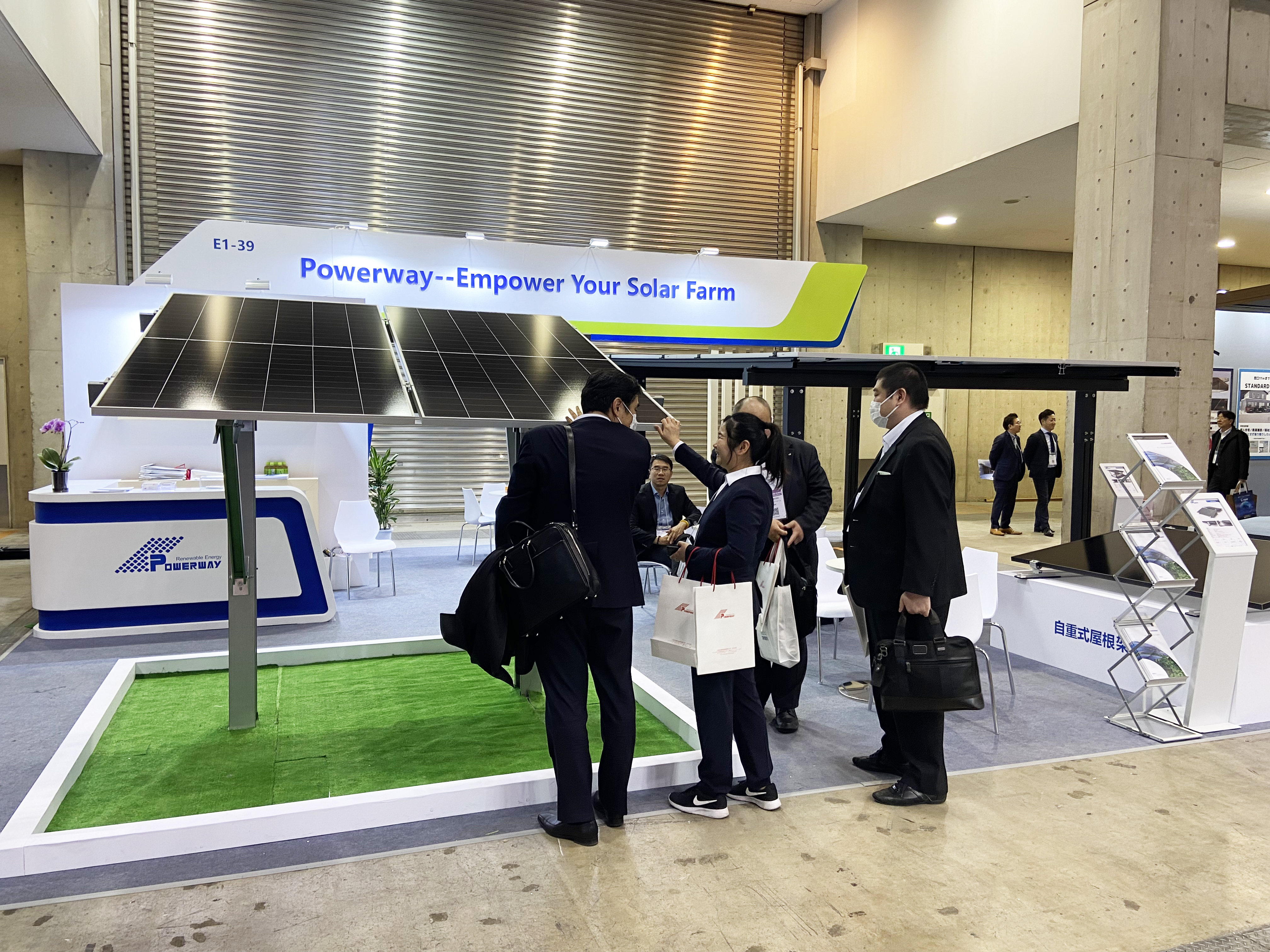 日本東京展臺設(shè)計搭建 | 保威新能源參加日本東京光伏展